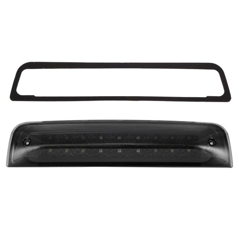 Image of Partsam High Mount 3rd Third Brake Light Replacement For Dodge Ram 2009-2017 1500 2500 3500 Red/White 27 LED Rear Cab Roof Center Mount Tail Cargo Lights Lamps Smoke Lens Black Housing Waterproof