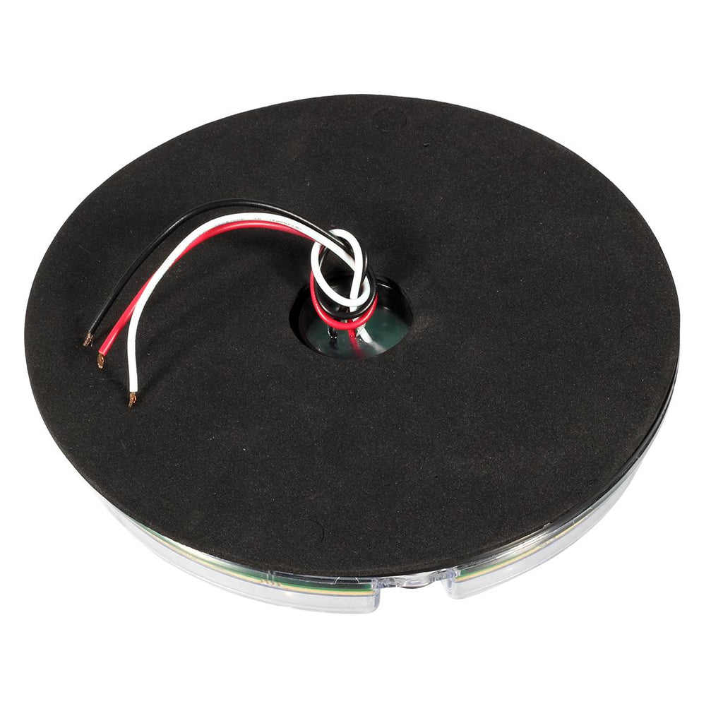 Partsam 2Pcs 7inch Round White LED Backup Lights 17 LED Marker Clearance Running Lights Surface Mount for Transit Vehicles Bus Truck Trailers