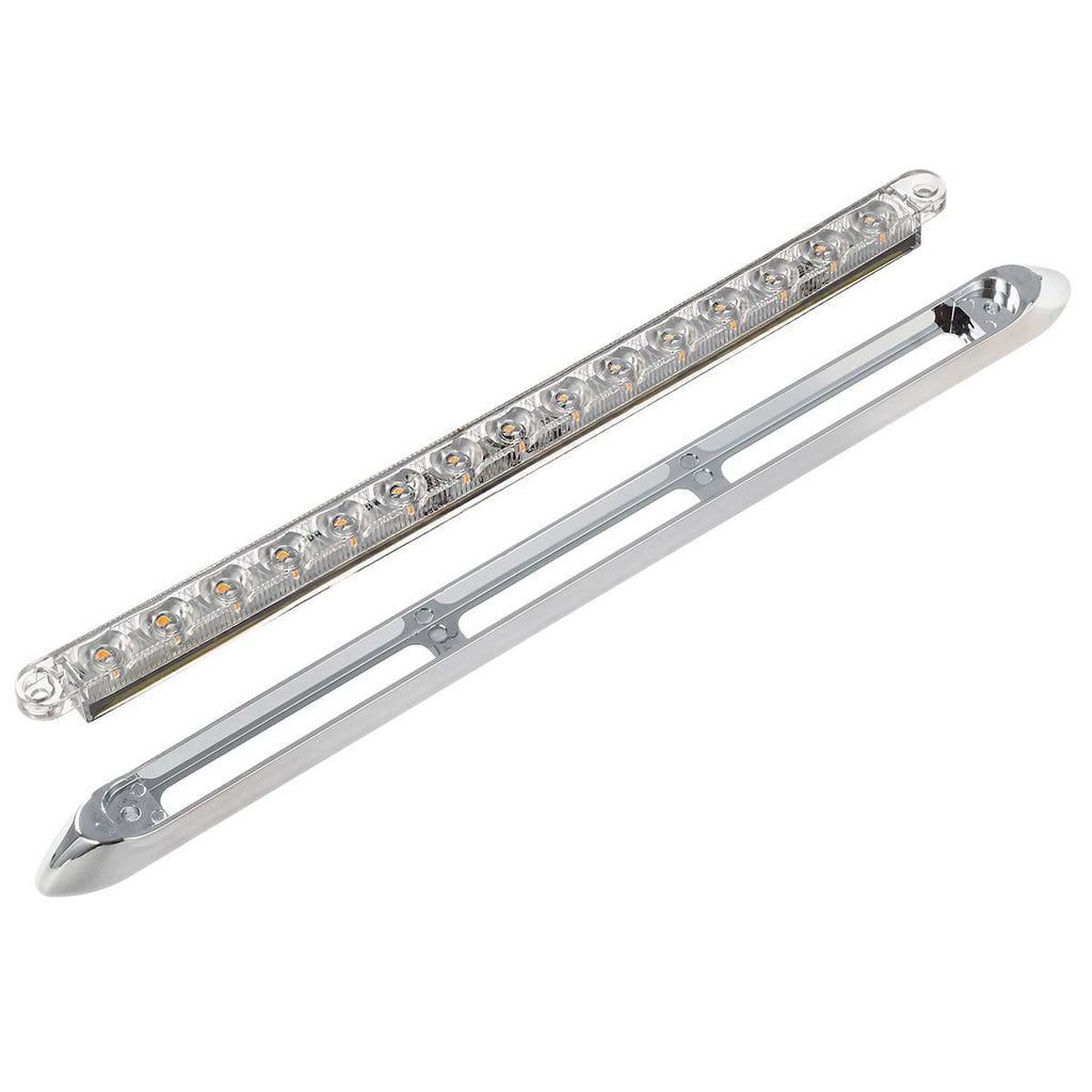led lights bar and chrome bezel