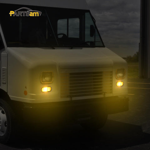 Image of Partsam 2Pcs 6 Inch Oval Led Mid Ship Turn Signal and Side Marker Clearance Lights Amber Lens Sealed with 3-Wire Pigtail for Led Trailer Lights, Weathertight Plug