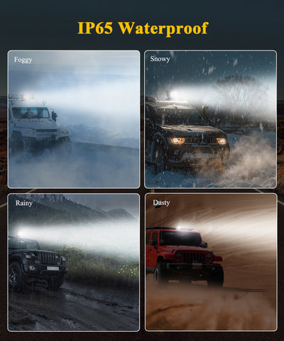 Image of Partsam Remote Control LED Spotlight, Auto-Reset 360 Degree Rotating Searchlight for Off Road Pickup Trucks Marine Boat 12V-24V