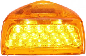 Partsam 1PC Amber 31 LED Headlight Turn Signal Lights with 3 Wires Front/Park/Turn Functions, Replacement for Peterbilt 379 359 357 365 378