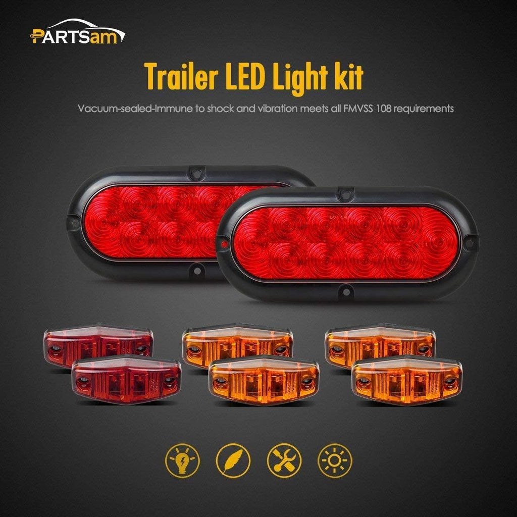 Buyers Products Combination 6 In. LED Stop/Turn/Tail, Backup - Foto 12