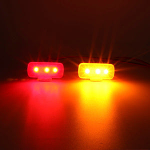 Partsam Dually Bed Front Rear Side Fender Marker LED Lights Clearance Replacement for Dodge Ram 3500 2500 2010 2011 2012 2013 2014 2015 2016 2017 10 11 12 13 14 15 16 17 Super Duty Smoke Lens