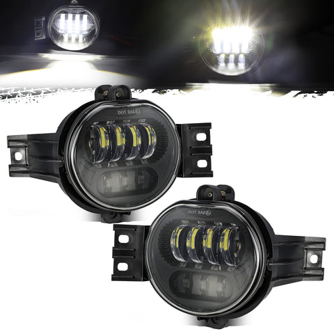 Image of Partsam LED Fog Lights Lamps Assembly For Ram Durango Truck