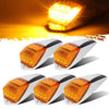 Image of Partsam 31LED Amber Cab Marker Light Waterproof Top Roof Running Cab Lights Compatible with Peterbilt/Kenworth/Freightliner//Western Star/Mack/International/Paccar Trailer Trucks