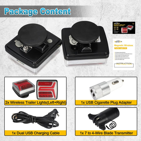 Image of Partsam Led lights package content