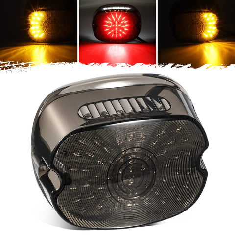 Image of Partsam Motorcycle Tail Light LED Rear Taillight Assembly