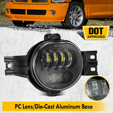 Image of Partsam LED Fog Lights Lamps Assembly For Ram Durango Truck