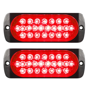 Partsam Red LED Trailer Clearance Marker Lights For Trailer Truck Tractor RV