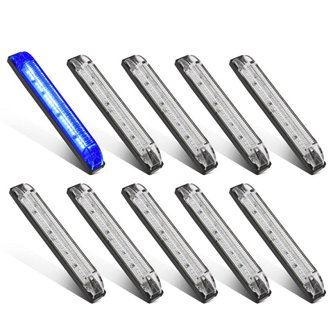 Image of Partsam Led Light Strips Bar for Boats RVs Caravans Utility Vehicles