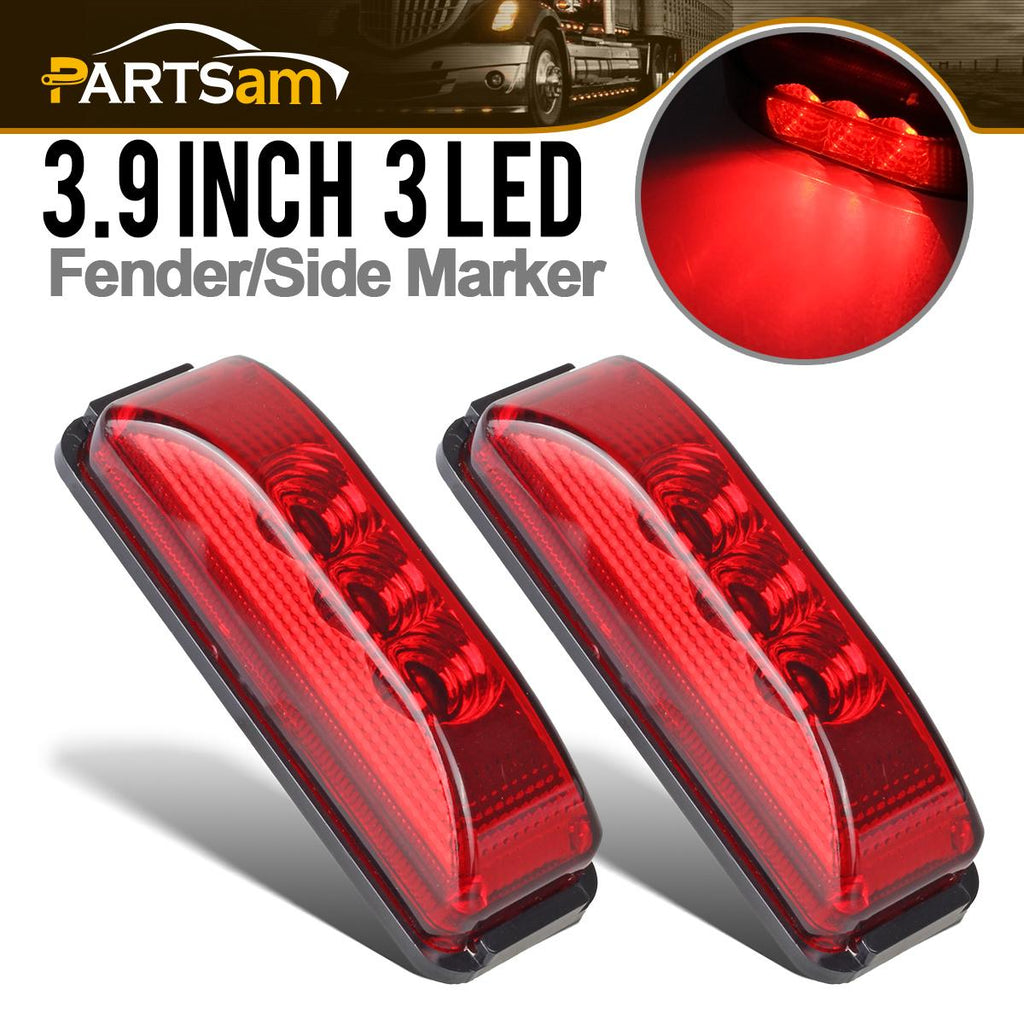 RED/WHITE LED REAR End Outline Side Marker Light Lamp RED/WHITE LED REAR End Outline Side Marker Light Lamp