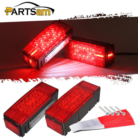 thumbnail image 2 of LED Autolamps Rectangle Fully Submersible Boat Trailer LED Lights – 12v, Pair, Life Warranty – 150BAR2 2 of 6