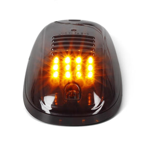 Partsam 5X Amber 24 LED Smoke Cab Roof Running Top Marker Lights 264146BK Assembly Wire Harness Replacement for 1500 2500 3500 4500 5500 2003-2018 Pickup Trucks