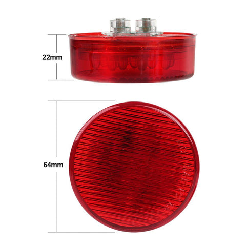thumbnail image 2 of 10Pcs 2.5 Inch Smoked Lens 13LED Side Marker Clearance Lights 2 of 10