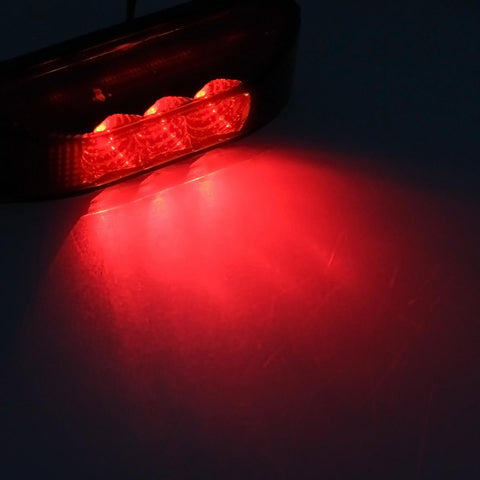 Image of Partsam 10pcs 3.9inch Waterproof Red 3LED Side Marker Light Lamp for Trailer Truck Boat DC12V, Thin line Faceted LED Trailer Truck Clearance or Side Marker Lights w Mini Reflectors