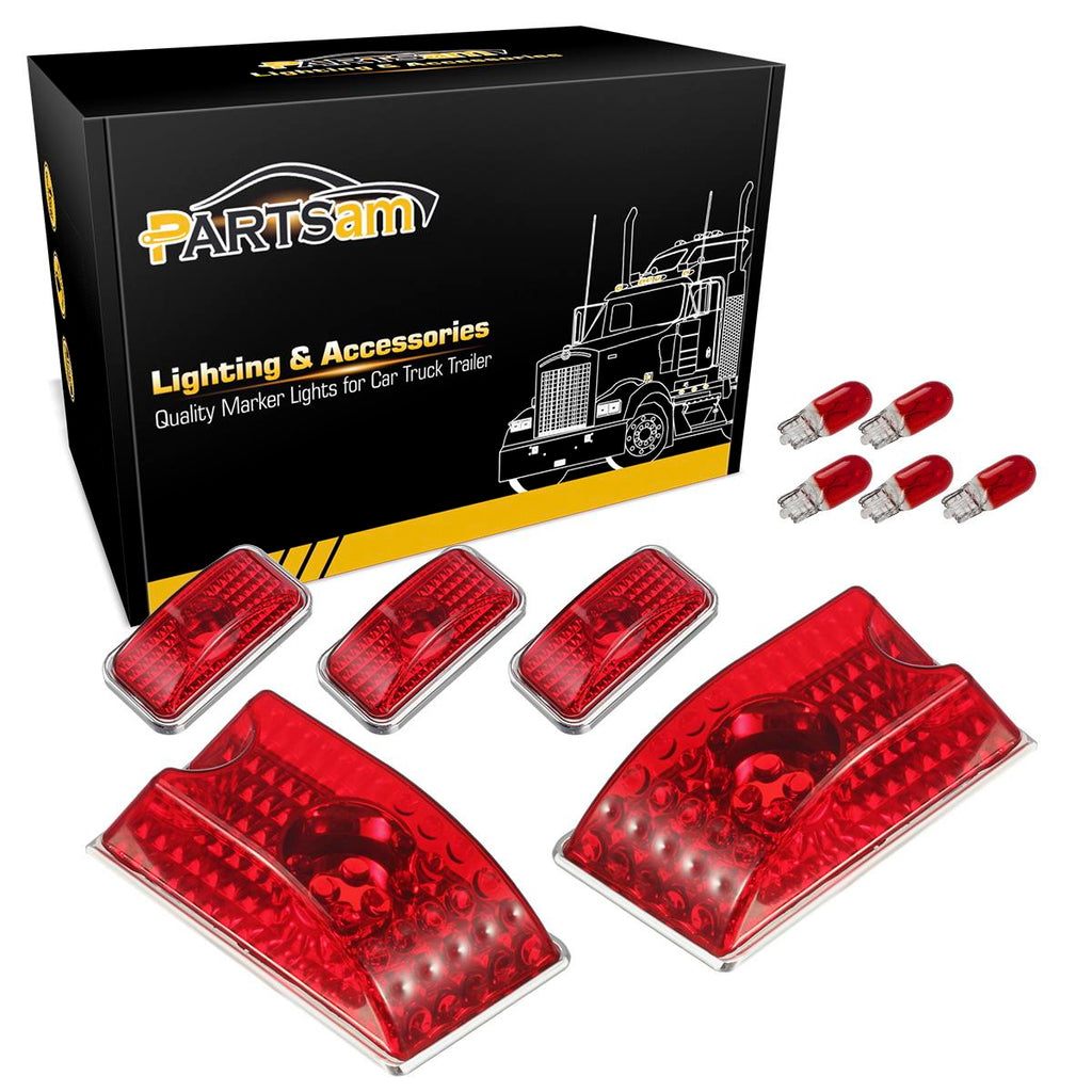 Cab Lights Mynoway 10 PCS Smoked Lens LED Cab Roof Light Kit cab-lights-mynoway-10-pcs-smoked-lens-led-cab-roof-light-kit