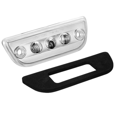 Image of Partsam 5pcs 3LED Cab Light Truck Trailer Cab Marker Clear Lens Top Roof Running Reflective Lights Assembly Compatible with Peterbilt 579 & Kenworth T680, T770, T880 Heavy Trucks Cab Lights