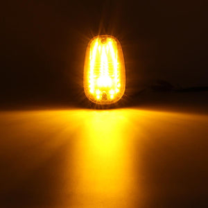 Partsam 5PCS Cab Marker Clear/Amber 45LED Top Roof Light Compatible with Dodge Ram 1500 2500 3500 4500 5500 Pickup 2003 2004 2005 2006 2007 2008 2009 2010 2011 2012 2013 2014 2015 2016 2017 2018