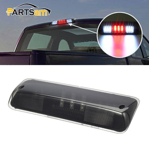 Partsam High Mount Stop Lights Third 3rd Brake Lights Replacement for Ford F150 F-150 04-08 2004 2005 2006 2007 2008 Smoked LED Rear Cab Roof Center Mount Brake Stop Tail Cargo Light Lamp